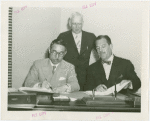 Japan Participation - Kaname Wakasugi (Commissioner General) and Grover Whalen sign contract