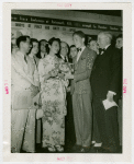 Japan Participation - Miss Japan presented with flower of amity