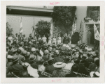 Jewish-Palestine Participation - Grover Whalen speaking in front of audience