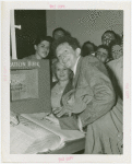 Jewish-Palestine Participation - Sam Jaffe signs book