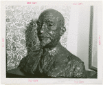 Jewish-Palestine Participation - Bronze sculpture of Dr. Chaim Weizmann's head