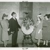 Jewish-Palestine Participation - Group placing wreath at Eternal Light