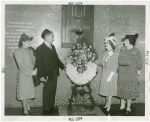 Jewish-Palestine Participation - Group placing wreath at Eternal Light