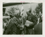 Jewish-Palestine Participation - Einstein, Albert - Shaking hands with official