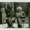 Jewish-Palestine Participation - Einstein, Albert - Sitting with Grover Whalen