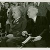 Jewish-Palestine Participation - Einstein, Albert - Sitting with man