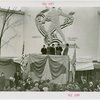 Johns-Manville building - Grover Whalen, Lewis H. Brown (President, Johns-Manville) and others at unveiling of asbestos mural