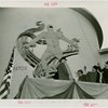 Johns-Manville building - Grover Whalen, Lewis H. Brown (President, Johns-Manville) and others at unveiling of asbestos mural