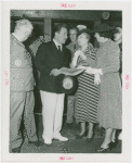 Helen Keller with Grover Whalen and group