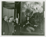 Kentucky Day - Governor Keen Johnson and group view portrait of Stephen Foster