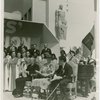 Labor - International Ladies Garment Workers Union - Robert F. Wagner, Eleanor Roosevelt and David Dubinsky (President, ILGWU) at U.S. Government Building