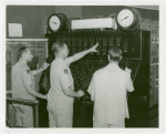 Lagoon of Nations - Men at control board