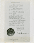 LaGuardia, Fiorello, H. - Signed proclamation