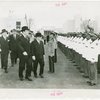 LaGuardia, Fiorello, H. - With Grover Whalen surveying employees