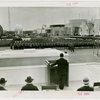 LaGuardia, Fiorello, H. - Speaking to employees
