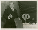 LaGuardia, Fiorello, H. - Speaking at luncheon