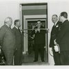 LaGuardia, Fiorello, H. - Cutting ribbon at dedication of Town of Tomorrow