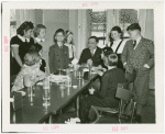 LaGuardia, Fiorello, H. - Children - At table