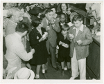 LaGuardia, Fiorello, H. - Children - Eating hotdogs