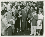 LaGuardia, Fiorello, H. - Children - Eating hotdogs