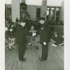 LaGuardia, Fiorello, H. - Decoration Ceremonies - Shaking hands with officer