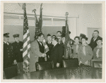 LaGuardia, Fiorello, H. - Whalen, Grover - Shaking hands