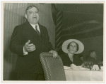 Latin American Republics Participation - Fiorello LaGuardia speaking at luncheon