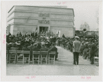 League of Nations - Audience in front of Building