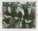 Lebanon Participation - Charles Corm (Commissioner General) with man and woman