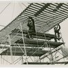 Lighting - Workers attaching lights
