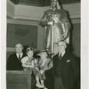 Lithuania Participation - Men, woman, child and statue