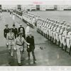 Lithuania Participation - Povilas Zadeikis, Jonas Budrys (Consul General) and Julius Holmes review troops