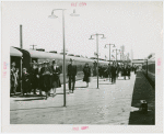 Long Island Rail Road Station - Crowd outside of train