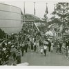 Long Island Rail Road Station - Crowd outside station