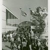 Long Island Rail Road Station - Crowd outside station