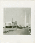 Lucky Strike - Building - Exterior with Trylon and Perisphere in picture