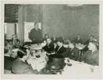 Luncheons and Dinners - Grover Whalen addressing group