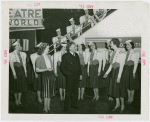 Bernarr Macfadden with hostesses