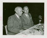 Paul Moss and Benjamin Keye dine at French restaurant