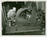 One of the ten giant Eastman projectors used to create "The vision in the sky."