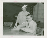 Maine Participation - Lewis O. Barrows (Governor) signs guestbook
