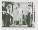 Maine Participation - Lewis O. Barrows (Governor) and wife leave Perylon Hall