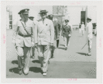 Maine Participation - Lewis O. Barrows (Governor) reviews troops