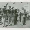 Maine Participation - Lewis O. Barrows (Governor) reviews troops