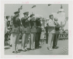 Maine Participation - Lewis O. Barrows (Governor) reviews troops