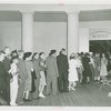 Maine Participation - Line outside Maine building