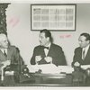 Man Building - Grover Whalen, William C. Segal and John Starbuck at contract signing