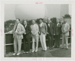 Maryland Day - Officials with Perisphere in background