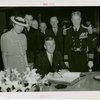 Massachusetts Day - Leverett Saltonstall signing guestbook