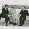 Massachusetts Day - Leverett Saltonstall and wife with Fiorello LaGuardia